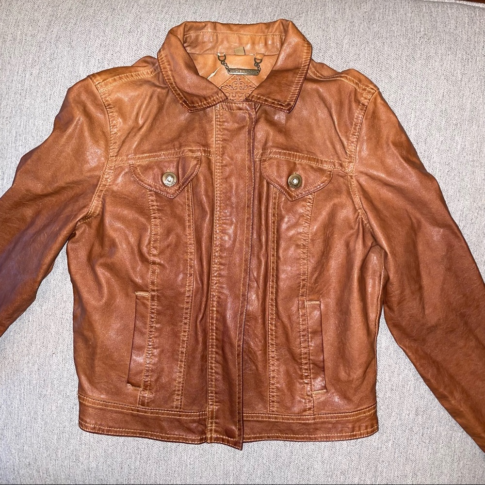 Vegan leather jacket